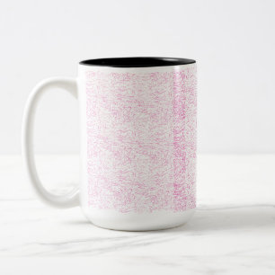 Pink Abstract Office File Folder Set Two-Tone Coffee Mug