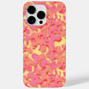 Pink Abstract Organic Pattern Case-Mate iPhone 14 Pro Max Case