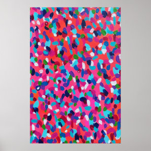Pink Abstract Poster