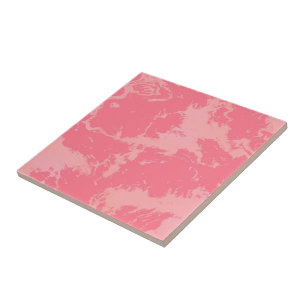 pink abstract tile