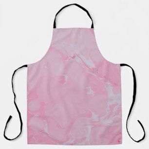Pink abstract wallpaper apron