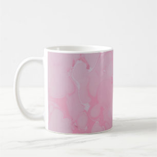 Pink abstract wallpaper coffee mug