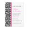 Pink Accents Damask Save the Date Card