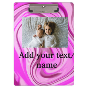 Pink acrylic pour marble add your text photo  thro clipboard