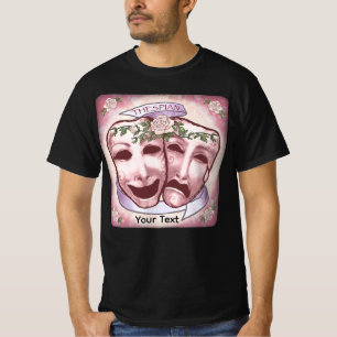 Pink Actor Masks T-Shirt