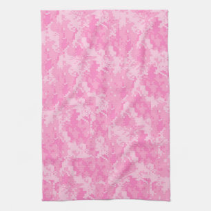 Pink ACU Camo Camouflage Girly Cuisine Serviette