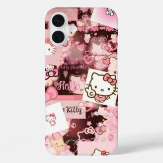 Pink Aesthetic Hello Kitty iPhone 16 Plus Case