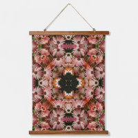 Pink African Daisies Flower Abstract Art