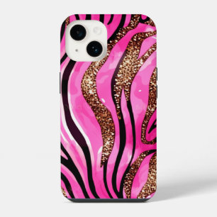 Pink Agate Glitter iPhone Mate Tough Case