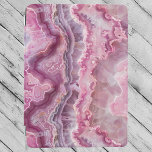 Pink Agate Stone Macro Photography iPad Air Cover<br><div class="desc">This design may be personalized by choosing the Edit Design option. You may also transfer onto other items. Contact me at colorflowcreations@gmail.com or use the chat option at the top of the page if you wish to have this design on another product or need assistance with this design. I am...</div>