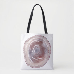 Pink Agate Tote Bag