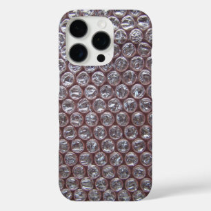 Pink Air Bubbles Texture Look iPhone 16 Pro Case