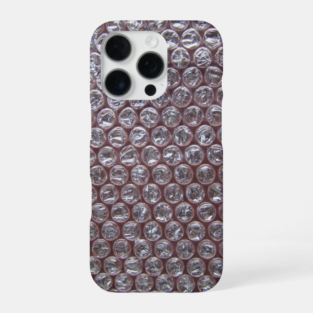 Pink Air Bubbles Texture Look iPhone Case (Back)