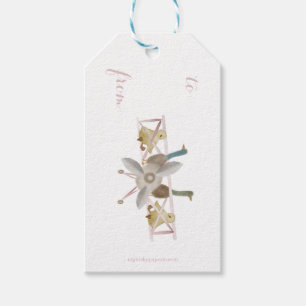 Pink Airplane Gift Tag 