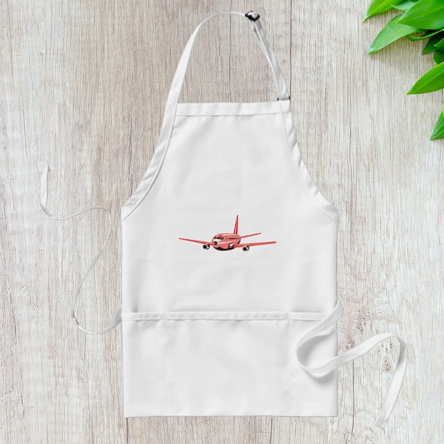 Pink Airplane Standard Apron (Creator Uploaded)