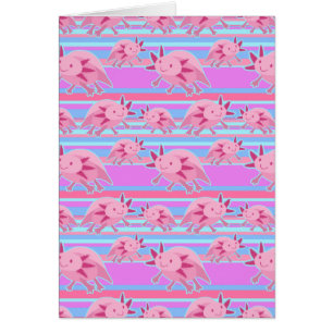 Pink Albino Axolotl Pattern