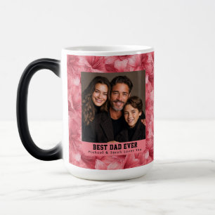 Pink Amaryllis Nature Best Dog Dad Luxury Magic Mug