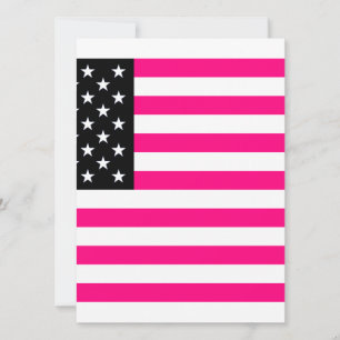 pink american flag