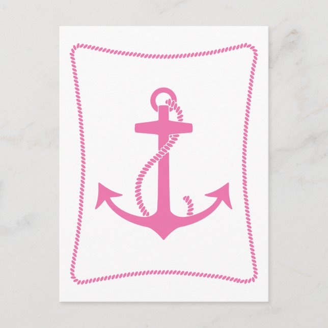 Pink Anchor Postcard (Front)