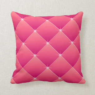 Pink And Beige Background Throw Pillow