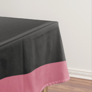 pink and black abstract   tablecloth
