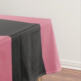 pink and black abstract tablecloth