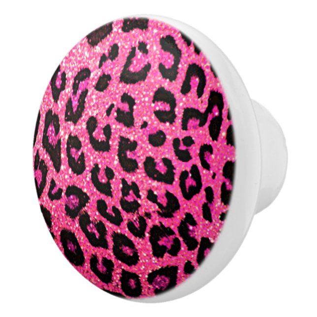 Pink and black Ceramic Pull knobs! (Right)