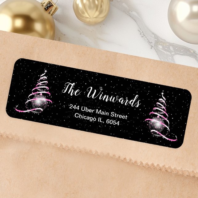 Pink and Black Christmas Ornament (Creator Uploaded)
