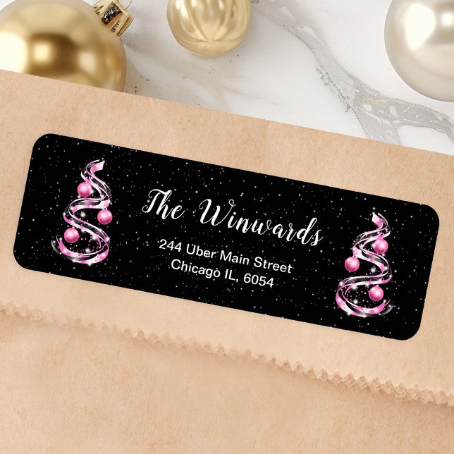 Pink and Black Christmas Ornament (Creator Uploaded)