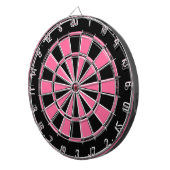 Pink and black ladies dartboard (Front Right)