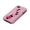 Pink and Black Ladybug Striped Pattern