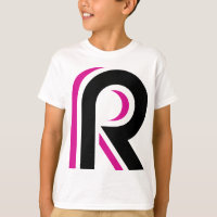 Pink And Black Letter R