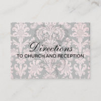 pink and black ornate fleur chic damask
