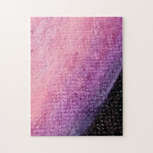 Pink and Black Painting Jigsaw Puzzle