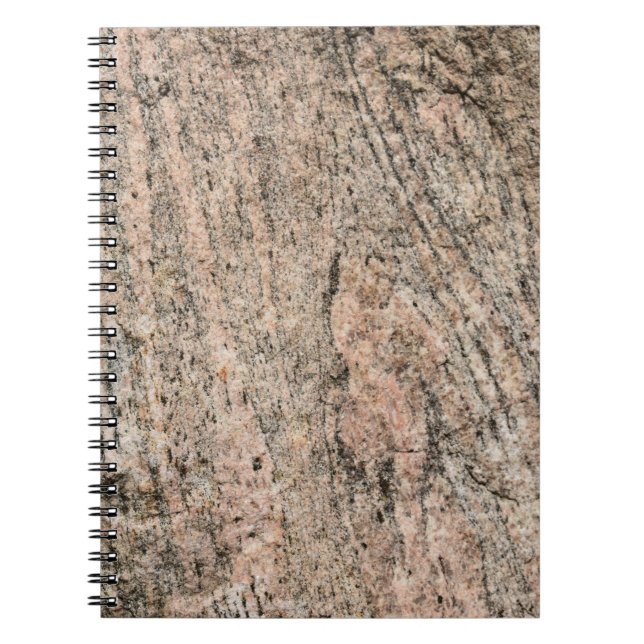 Pink and Black Rock Sediment  Notebook (Front)