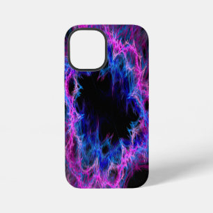 pink and blue abstract art iPhone 12 mini case