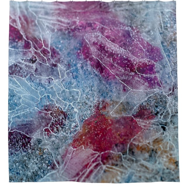 Pink and blue abstract painting (Front)