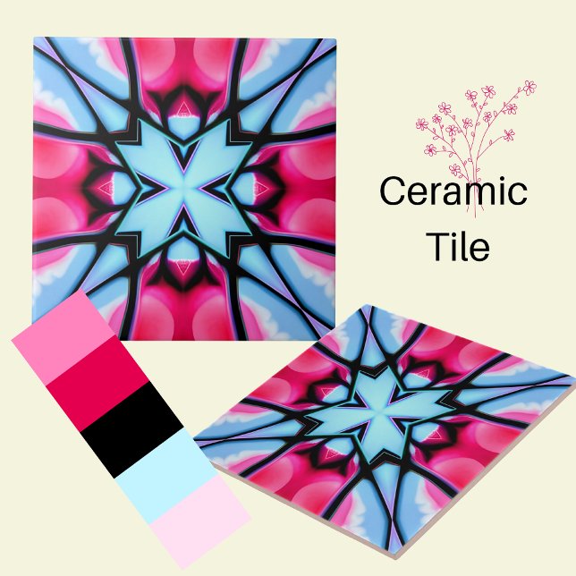 pink and blue abstract  tile (Creator Uploaded)
