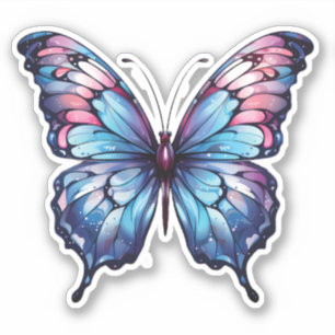 Pink and Blue Butterfly illustration