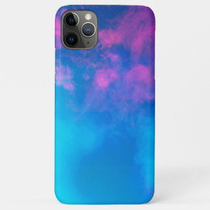 Pink and Blue Coloured Smoke Zazzle_Growshop. iPhone 11 Pro Max Case