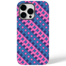 Pink and Blue Cubist