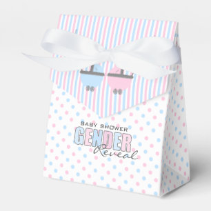 Pink and Blue Gender Reveal-Baby Shower Favor Box