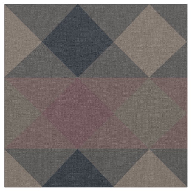 pink and blue geometric pattern fabric (Close Up)