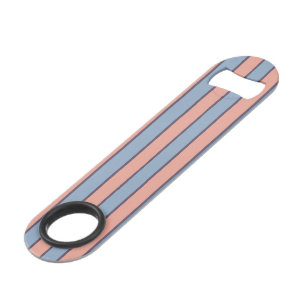 Pink and blue line stripes pattern bar key