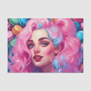 Pink and Blue Macaron Cutie Decoupage Paper 