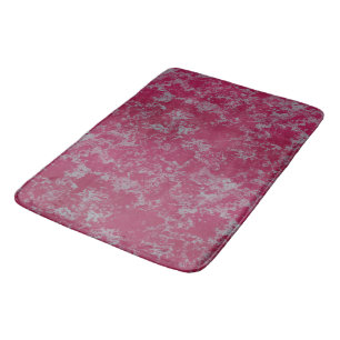 pink and blue Marble abstract Bath Mat