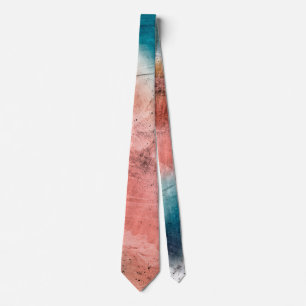 Pink and Blue Metal Textures Tie