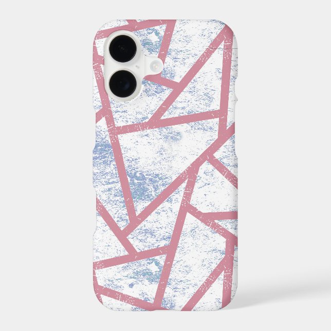Pink and blue mosaic pattern (Back)