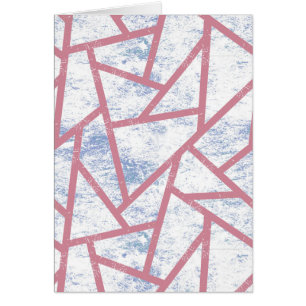 Pink and blue mosaic pattern