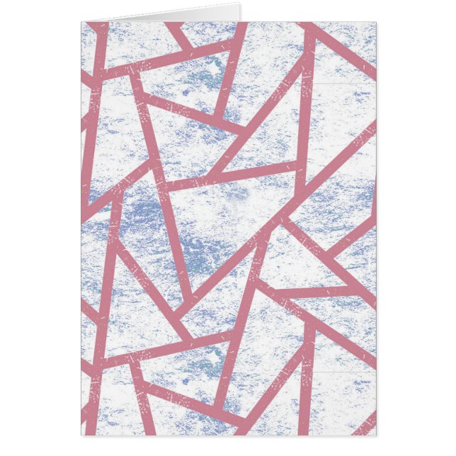 Pink and blue mosaic pattern (Front)